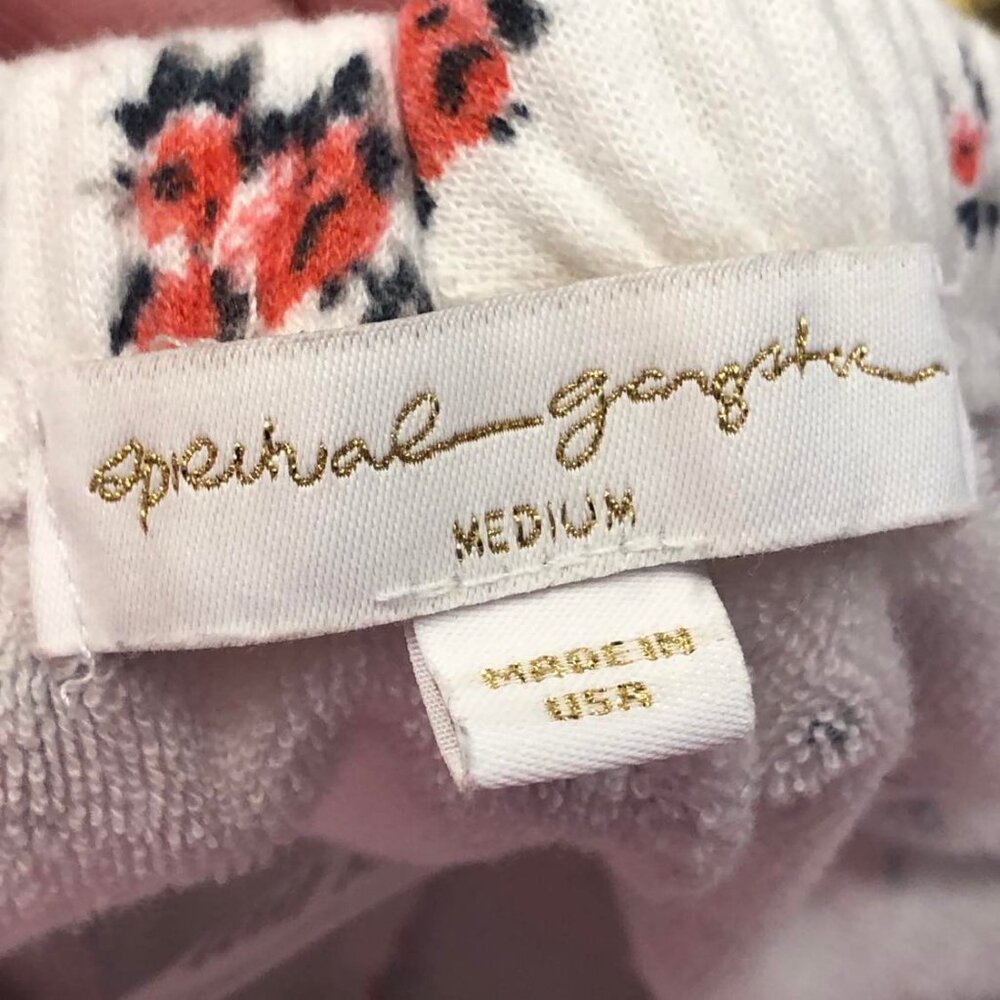 SPIRITUAL GANGSTER Perfect SG Varsity Logo Ditsy Floral Jogger Sweat Pant M NWOT - Picture 8 of 9